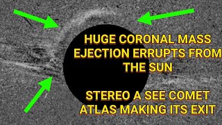 Coronal mass ejection explodes off tge ...