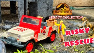 Jurassic World Legacy Collection Risky Rescue with dr Ellie Sattler #jurassicworld #legacycollection