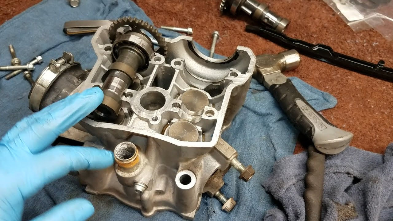 1:11 Полный ремонт двигателя Suzuki RMZ450 2009-2025 (часть 3). Замена коленвала и верхней головки.