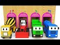 Excavator, Garbage Truck, Tractor, Police Car & Fire Truck Toy Vehicles