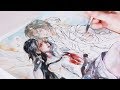 Manga Watercolor Speed Painting - Norn 9