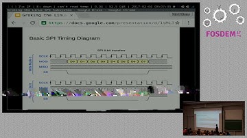 FOSDEM 2017: Groking the Linux SPI Subsystem by Matt Porter
