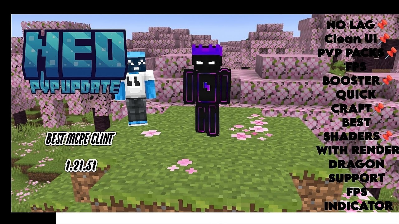best Clint for mcpe packs in description. https://mcpedl.com/neo-ui ...