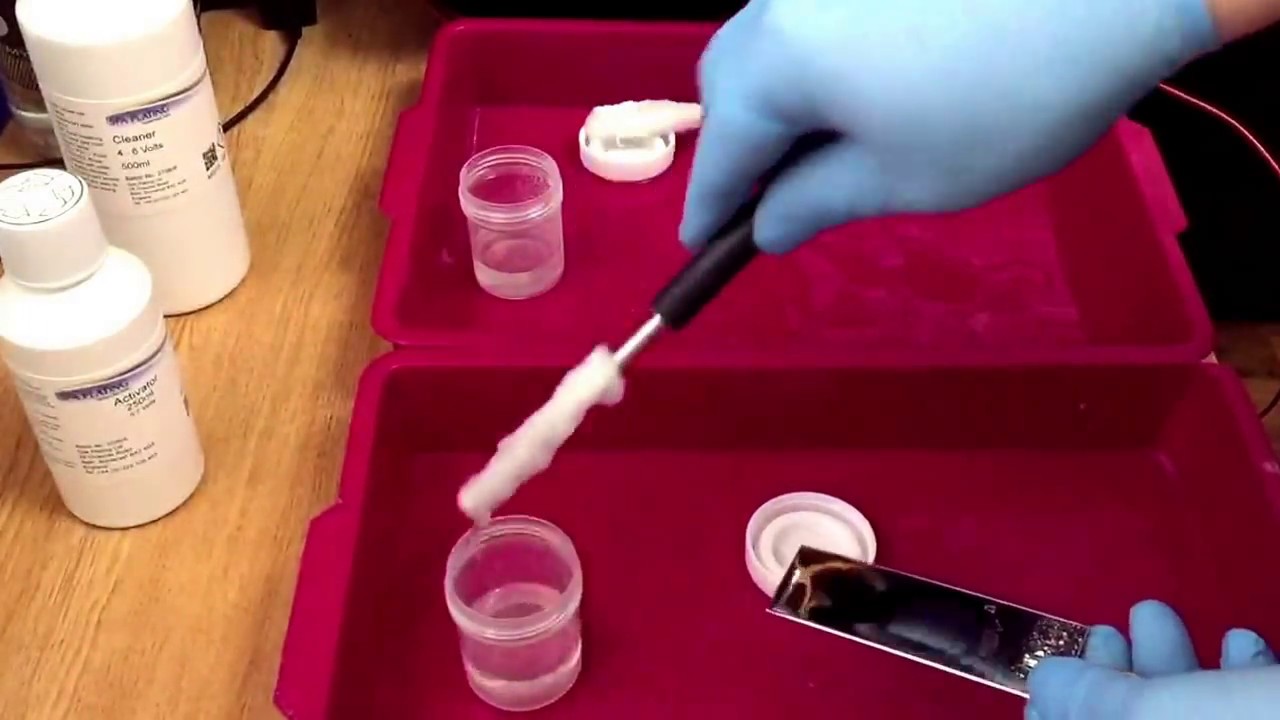 How to Clean and Activate Stainless Steel before Gold Plating YouTube