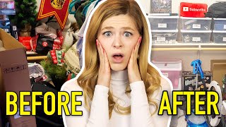 I Organized My Hoarder Closet + Gaming Room For Only $80 | Kelsey Impicciche