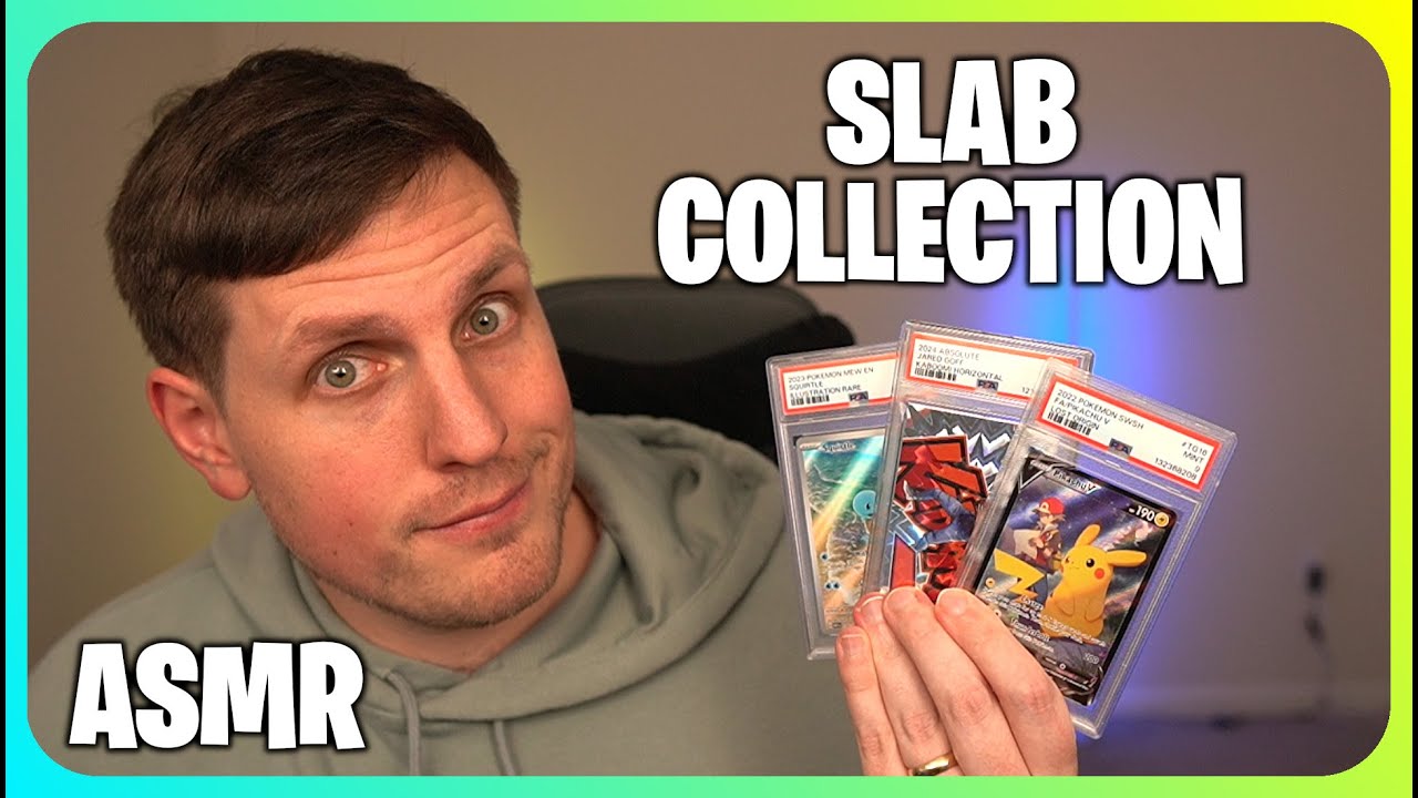 (ASMR) Pricing My Trading Card Slab Collection