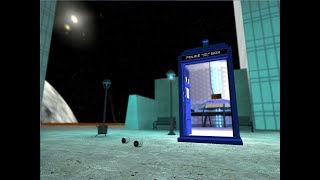 TARDIS with Portals (3D Bigger on the Inside Effect + Dematerialisation)