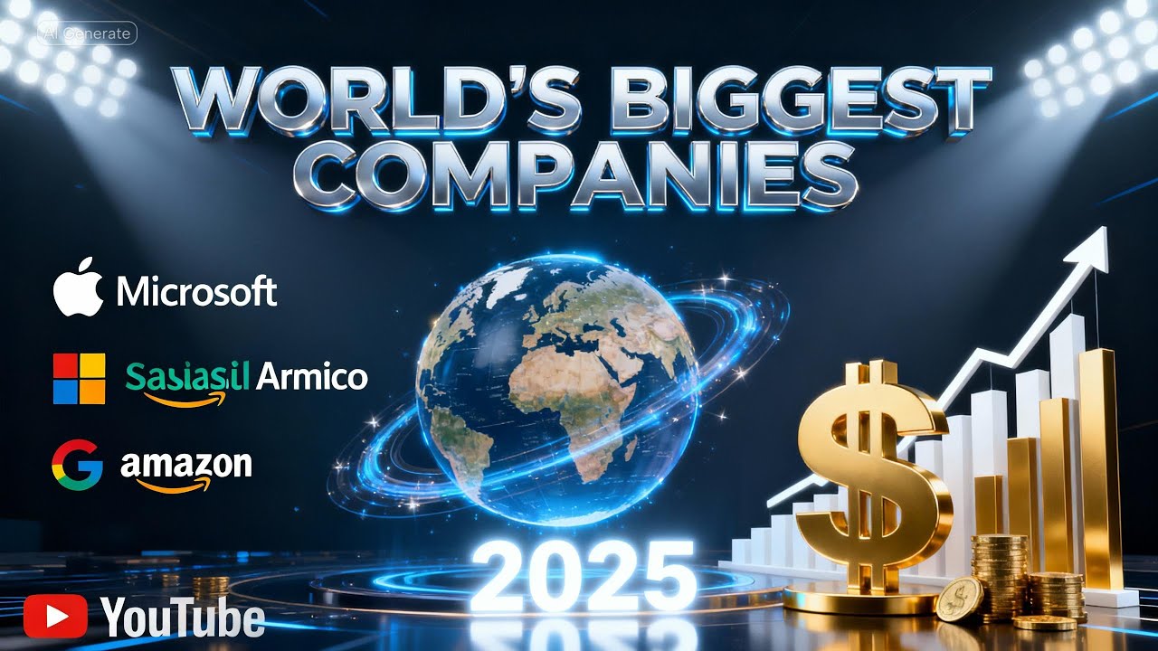 Top 10 Largest Companies in the World by Market Value (2025) 💰🌍 - YouTube