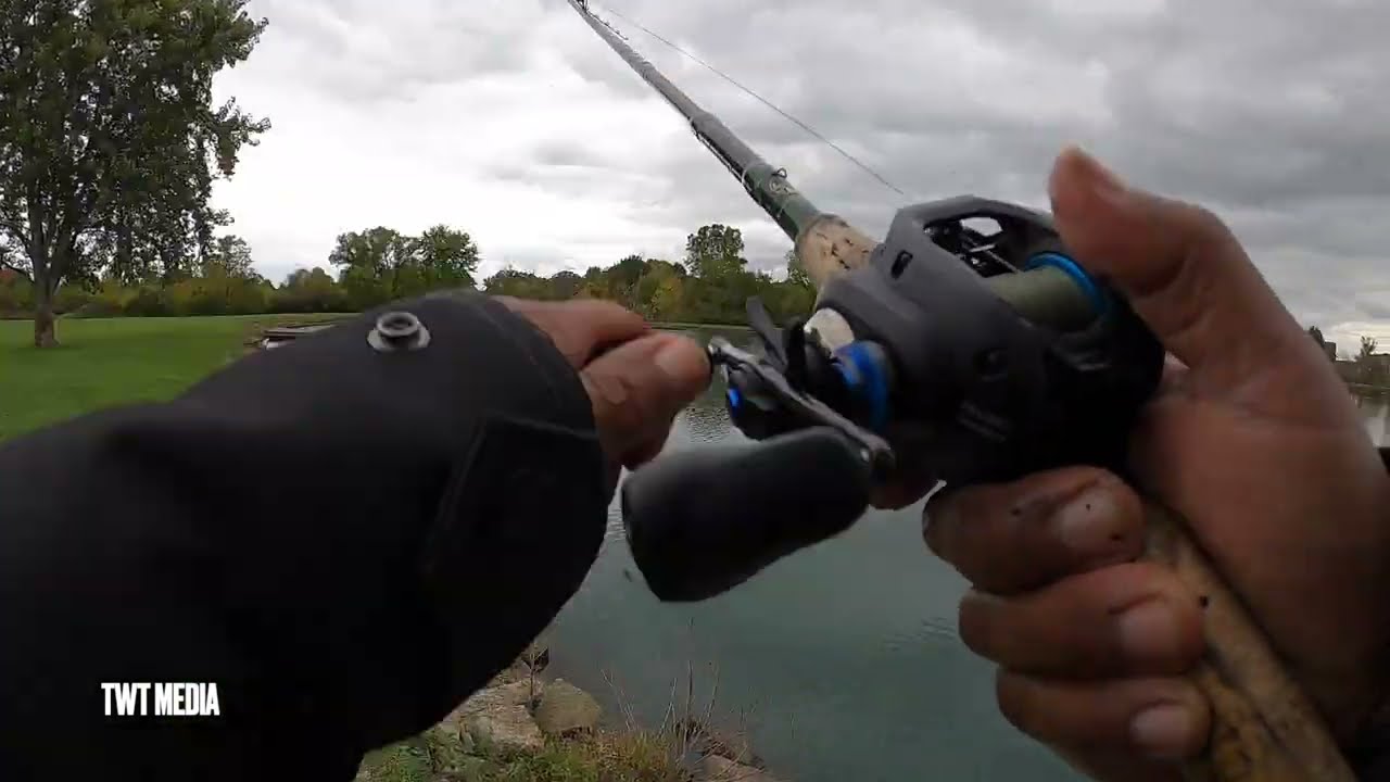 Fall Pond Bass Fishing 10:16:23
