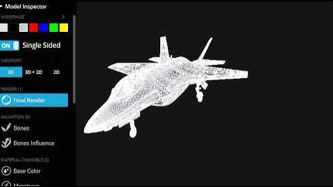 F 35   3D model Preview
