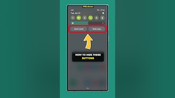 How to Hide Device control & Media output Buttons | Samsung #shorts