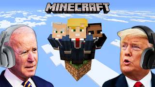 US Presidents Play Minecraft One Block