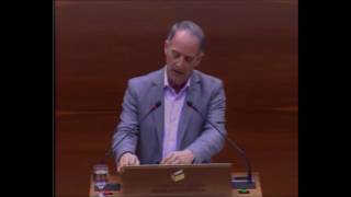 Araiz: "Al derogar la ley de símbolos ni se hunde el mundo ni Navarra... damos libertad de elegir"