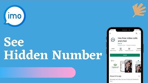 How To See Contact Number In Imo ( Hidden number) 2021