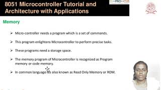 EM 25 ARICHITECTURE OF 8051 MICROCONTROLLER
