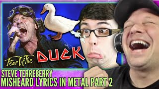 I'm DEAD! STEVE TERREBERRY Tackles Misheard Lyrics in Metal But PART 2 [ Reaction ] | UK 🇬🇧
