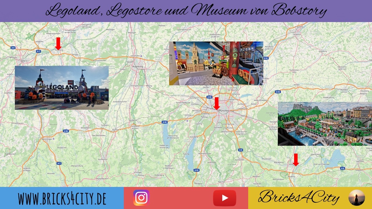 Bobstory Museum, Legoland und Lego-Flagshipstore - Eine Legoreise durch Bayern