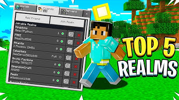 TOP 5 Realms SMP To Join! (Realm Code) - Minecraft PE, Windows 10, Xbox, PS4 (1.18)