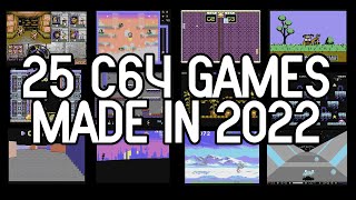 25 C64 Games Made in 2022