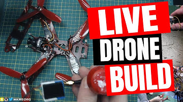 🔴 Live FPV Drone Electronics Assembly/Soldering- Red October Gets a New Brain!