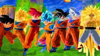 TODAS AS TRANSFORMAÇÕES DO GOKU - SSJ, SSJ2, SSJ3, SSJ GOD, BLUE, UI, MUI, SSJ 20,000 E SSJ INFINITO