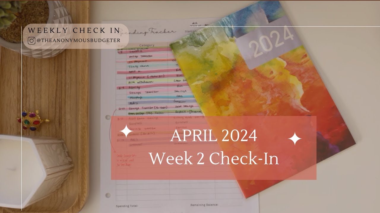 APRIL WEEK 2 CHECK IN | TRACKING MY SPENDING - YouTube