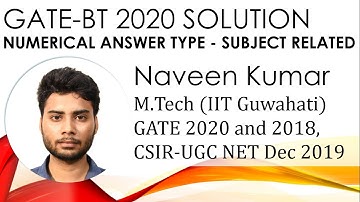 Q-53 Sec-B || GATE-BT 2020 || Free energy change || Biotechnology Solution ||