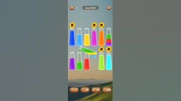 water sort puzzle game level 2197 #water #sorts #viral #trending #gameplay #ytshorts #video #colors