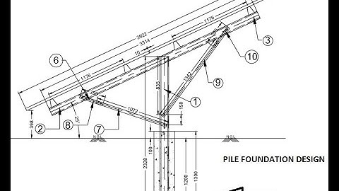 PILE FOUNDATION DESIGN FOR GROUND MOUNT SOLAR STRUCTURE