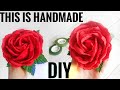 МК РОЗА без молда из фоамирана, DIY Handmade rose flower