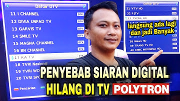Penyebab Program TV Digital POLYTRON Tidak ditemukan atau Tidak Ada Sinyal