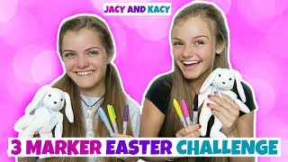 3 Marker Easter Challenge ~ Jacy and Kacy