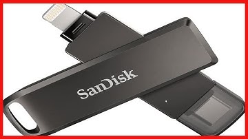 SanDisk 256GB iXpand Flash Drive Luxe for iPhone and USB Type-C Devices - SDIX70N-256G-GN6NE