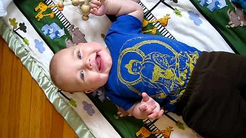 Getting the boy to laugh