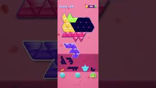 Block!Triangle puzzle:Tangram⬅️Level 44 Intermediate screenshot 5