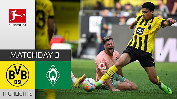 Borussia Dortmund - Werder Bremen 2-3 | Highlights | Matchday 3 – Bundesliga 2022/23