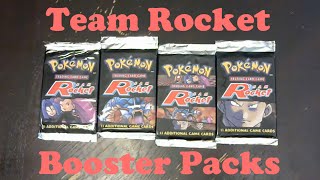 Pokemon TEAM ROCKET 4x Booster Pack Opening - Cracking CCGs Trading Card Games