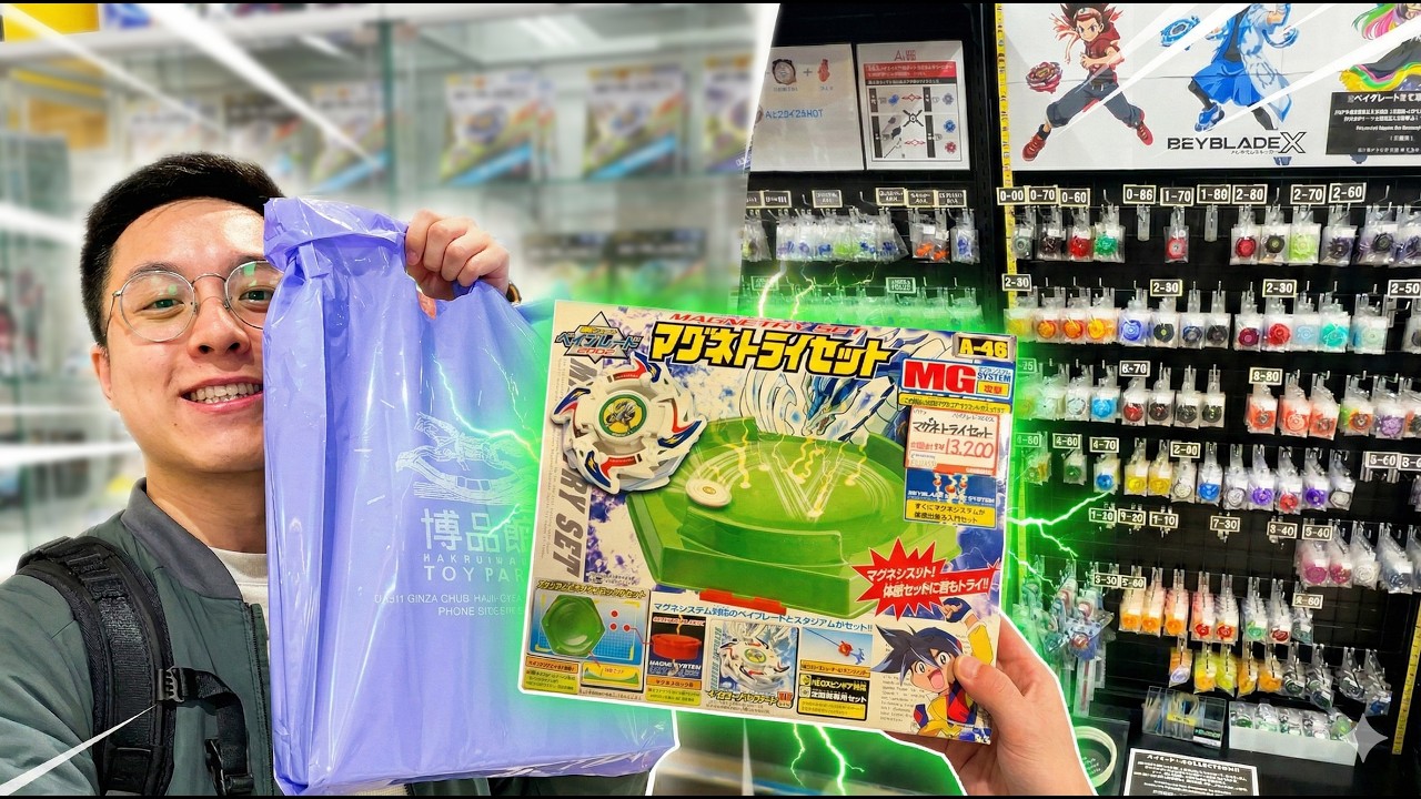 24 часа непрерывной охоты за бейблейдами в Токио!