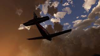 Kokoda to Emo Mission to Port Moresby - Beechcraft Bonanza - Heavy Storm - MSFS 2020