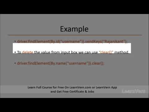 Selenium WebDriver Tutorial