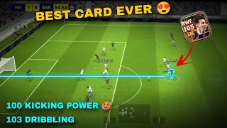 100 KICKING POWER 103 DRIBBLING? | 105 Big Time L. Messi Review | eFootball 2024 Mobile