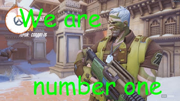 Overwatch - We are number one .  PrsT and Em4ik (Chxlm) moments