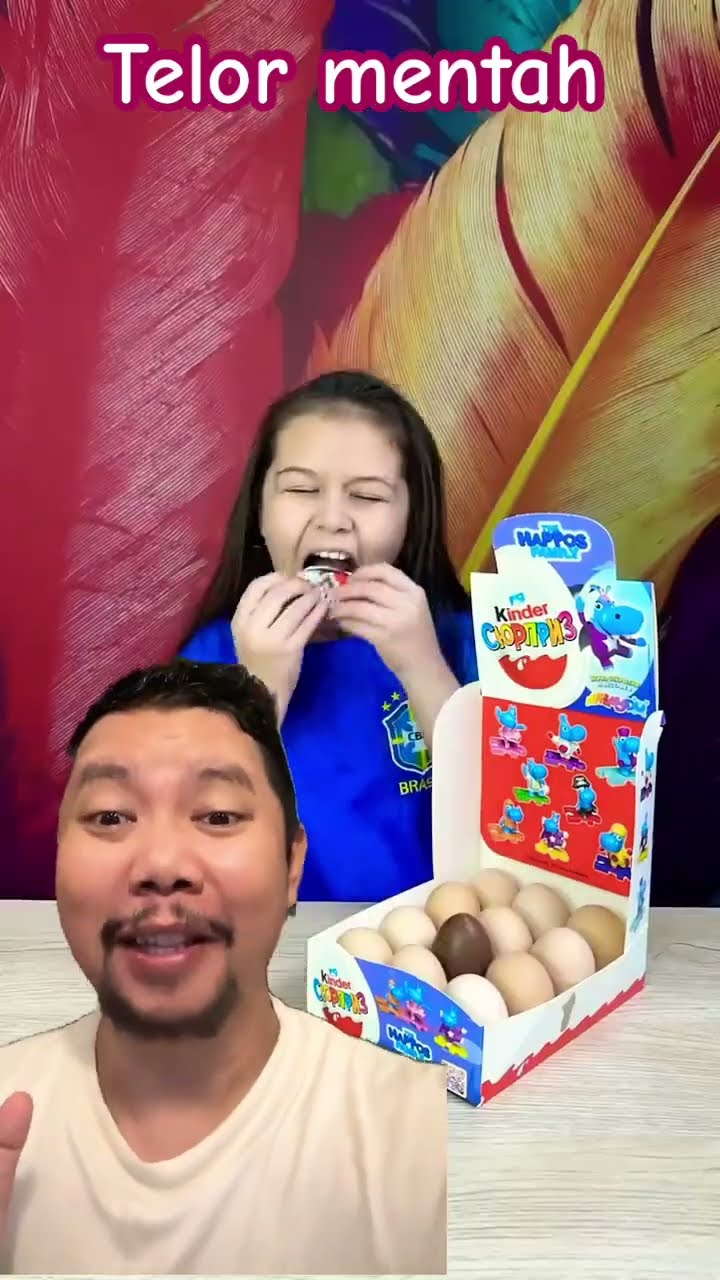MAMA SALAH AMBIL TELUR KINDER!!!?? #funny #comedy #challenge