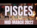 ♓️ PISCES Someone's secretly TALKING about YOU🔮 Mid March 2022  Pisces Tarot Reading