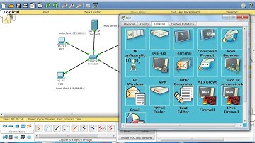 10. Simulatie van TCP en UDP |#DNS,#FTP,#Web, #E-mailserverconfiguratie|#CISCO Tracer