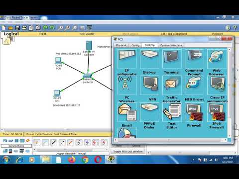 10. Simulation of TCP and UDP |#DNS ,#FTP,#Web, #Email Server configuration|#CISCO Tracer