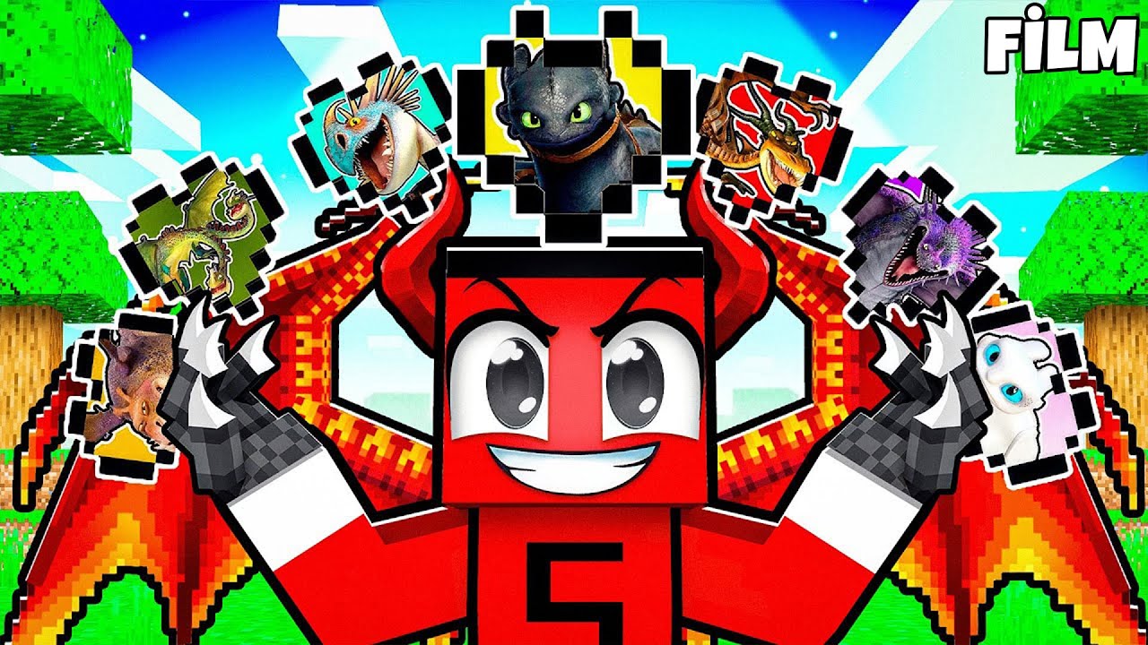 EJDERHANI NASIL EĞİTİRSİN KALPLERİM VAR !! - Minecraft