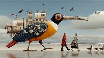 Surreal AI Beach Scenes 