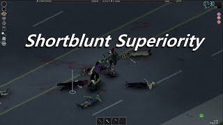 Project Zomboid - Flexing Short Blunt Superiority while my group raids Louisville