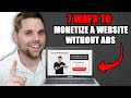 7 Ways to Monetize a Website Without Adsense